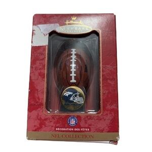 Hallmark Broncos Football Christmas Ornament NEW Denver Vintage
